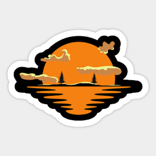 sunset Sticker